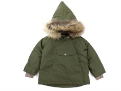 Mini A Ture winter jacket Wang Fur green